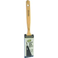 Crown Pro Straight Paint Brush, Bristle, Wood Handle, 1-1/2" Width Superchem Industries