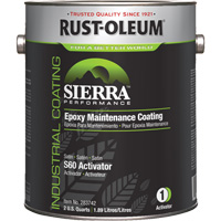 Rev&ecirc;tement dentretien &eacute;poxydique &agrave; base deau Sierra S60 partie 1 activateur, Gallon Superchem Industries
