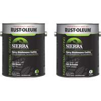 Trousse de rev&ecirc;tement dentretien &eacute;poxydique &agrave; base deau Sierra S60, Gallon, Noir Superchem Industries