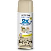 Painter's Touch&reg; Ultra Cover Paint, Ivory Bisque White, Semi-Gloss, Aerosol Can Superchem Industries