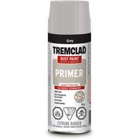 Tremclad&reg; Rust Primer Spray, Grey, Very Flat, Aerosol Can Superchem Industries