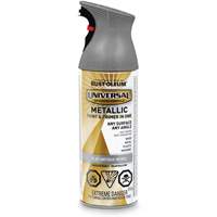 Peinture &agrave; pulv&eacute;riser Universal, Gris nickel antique, M&eacute;tallique, Canette a&eacute;rosol Superchem Industries