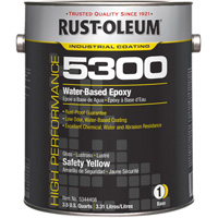 Composant de base color&eacute; pour rev&ecirc;tement &eacute;poxydique haute performance &agrave; base deau du syst&egrave;me 5300, 116 oz., Gallon, Jaune Superchem Industries