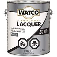 Watco&reg; Lacquer Wood Finish, 3.78 L, Clear, Satin Superchem Industries