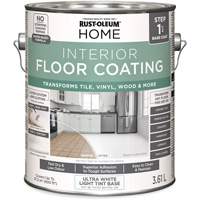 Couche de fond pour syst&egrave;me de rev&ecirc;tement de plancher int&eacute;rieur &agrave; la maison, 3,61 L, &agrave; l'eau, Tr&egrave;s mat, Base &agrave; teinter/Blanc Superchem Industries