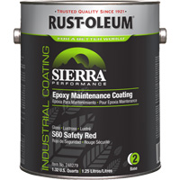 Composant de base du rev&ecirc;tement dentretien pour plancher Sierra Performance S60, 1 gal., &agrave; l'eau, Brillant, Rouge Superchem Industries