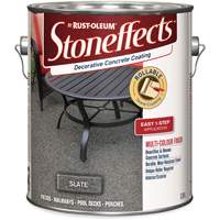 Stoneffects Decorative Concrete Coating, 3.4 L, Solvent-Based, Textured, Grey Superchem Industries