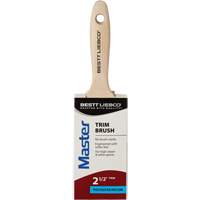 Master Trim Brush, Poly/Nylon, Wood Handle, 2-1/2" Width Superchem Industries