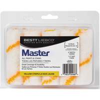 Master Yellow Stripe Mini Roller, 13 mm (1/2") Nap, 101.6 mm (4") L Superchem Industries