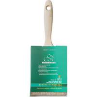 One Coat Trim & Wall Brush, White China, Wood Handle, 4" Width Superchem Industries