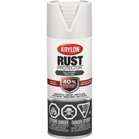 Rust Protector&reg; Enamel Paint, White, Very Flat, 12 oz., Aerosol Can Superchem Industries