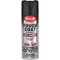 Tough Coat&reg; Advanced Paint with Rust Barrier Technology, Black, Semi-Gloss, 425 g, Aerosol Can Superchem Industries