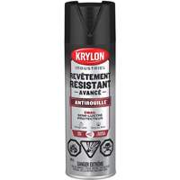 Tough Coat&reg; Advanced Paint with Rust Barrier Technology, Black, Semi-Gloss, 425 g, Aerosol Can Superchem Industries