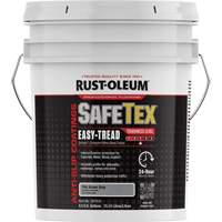 SafeTex&reg; Easy-Tread Acrylic Coating, 4 gal., Water-Based, Flat/Textured, Grey Superchem Industries