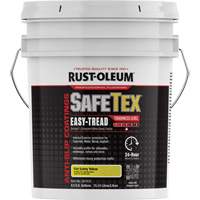 SafeTex&reg; Easy-Tread Acrylic Coating, 4 gal., Water-Based, Flat/Textured, Yellow Superchem Industries