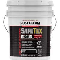 SafeTex&reg; Easy-Tread Acrylic Coating, 4 gal., Water-Based, Flat/Textured, Black Superchem Industries