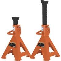 872B Jack Stands, Locking Handle/Ratchet, 12 Ton(s) Capacity, 19-1/4" - 28-1/3" H Superchem Industries