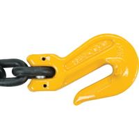 Chain Slings, 80 Chain, Double Legs, Oblong & Slip Hooks, 1/2" x 5' Superchem Industries