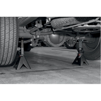 Jack Stands, Locking Pin, 6 tons Capacity, 15-7/10" - 24-2/5" H Superchem Industries
