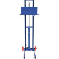 Hydraulic Platform Lift Stacker, Foot Pump Operated, 400 lbs. Capacity, 51-1/8" Max Lift Superchem Industries
