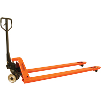 Long Fork Pallet Truck, 70" L x 27" W, 4400 lbs. Capacity Superchem Industries