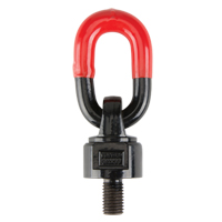 Anneaux de treuil de levage pivotant, 1/4", Longueur du filetage 13 mm, Acier alli&eacute; Superchem Industries