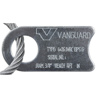 Wire Rope Lifting Sling - Eye & Eye Galvanized Superchem Industries