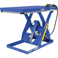 Hydraulic Scissor Lift Table, Steel, 60" L x 30" W, 3000 lbs. Cap. Superchem Industries