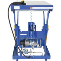 Hydraulic Scissor Lift Table, Steel, 60" L x 30" W, 3000 lbs. Cap. Superchem Industries