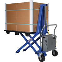 Electric Skid Lift, Steel, 2500 lbs. Capacity Superchem Industries