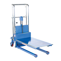 Hefti-Lift Load Stacker, Foot Pump Operated, 400 lbs. Capacity, 44" Max Lift Superchem Industries