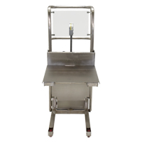 Hefti-Lift Load Stacker, Foot Pump Operated, 450 lbs. Capacity, 45-5/8" Max Lift Superchem Industries