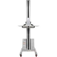 Quick Lift Stacker, Electric Operated, 175 lbs. Capacity, 57" Max Lift Superchem Industries