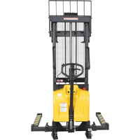 Fork Lift Stacker, Electric Operated, 2000 lbs. Capacity, 63" Max Lift Superchem Industries