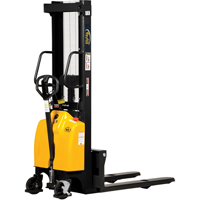 Fork Lift Stacker, Electric Operated, 2000 lbs. Capacity, 98" Max Lift Superchem Industries