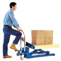 Low Profile Dandy Lift Scissor Lift Table, 37-1/10" L x 19-7/10" W, Steel, 1100 lbs. Capacity Superchem Industries