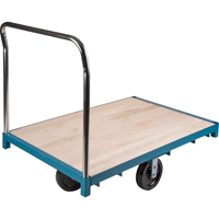Heavy-Duty Platform Truck, 48" L x 24" W, 2500 lbs. Capacity, Nylon Casters Superchem Industries