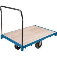 Heavy-Duty Platform Truck, 48" L x 24" W, 2000 lbs. Capacity, Rubber Casters Superchem Industries