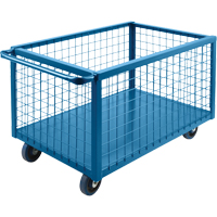 Caisson en treillis m&eacute;tallique, Acier, 51" lo x 24" la x 31,5" h, Volume 16 pi³, Capacit&eacute; 1200 lb Superchem Industries
