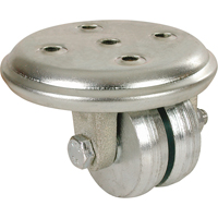 Low Level Casters, Swivel, 2" (51 mm), Cast Iron, 600 lbs. (272 kg.) Superchem Industries