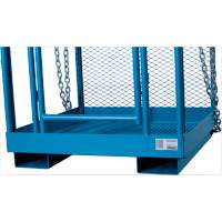 Nacelle &eacute;l&eacute;vatrice pour travail en hauteur, 48" x 48" x 72" h, Capacit&eacute; de 1000 lb, Acier Superchem Industries