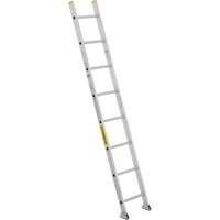 Industrial Heavy-Duty Straight Ladders, 8', Aluminum, 300 lbs., CSA Grade 1A Superchem Industries