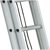 Industrial Heavy-Duty Straight Ladders, 8', Aluminum, 300 lbs., CSA Grade 1A Superchem Industries