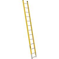 Single Section Straight Ladder - 6100 Series, 12', Fibreglass, 375 lbs., CSA Grade 1AA Superchem Industries