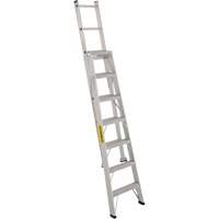 2700 Series Industrial Duty Multi-Way Ladders, 7', Aluminum, 250 lbs. Cap., ANSI 1, CSA 1 Superchem Industries