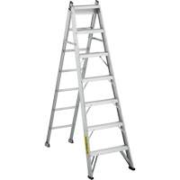 2700 Series Industrial Duty Multi-Way Ladders, 7', Aluminum, 250 lbs. Cap., ANSI 1, CSA 1 Superchem Industries