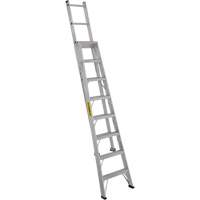 2700 Series Industrial Duty Multi-Way Ladders, 8', Aluminum, 250 lbs. Cap., ANSI 1, CSA 1 Superchem Industries