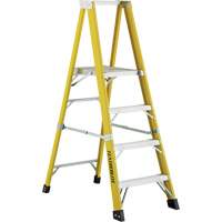 Industrial Heavy-Duty Platform Stepladders (6500 Series), 6', 300 lbs. Cap. Superchem Industries