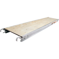 Work Platforms - Plywood Deck, Wood, 7' L x 19" W Superchem Industries