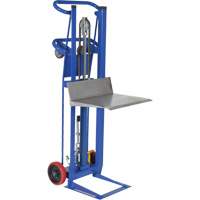 Hydra Lift Platform Stacker, Foot Pump Operated, 750 lbs. Capacity, 52" Max Lift Superchem Industries
